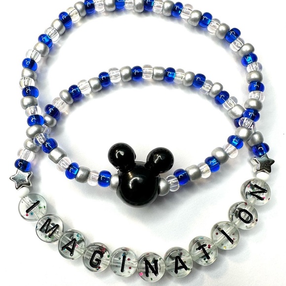 Jewelry - Fantasmic Sorcerer Mickey Mouse Inspired Bracelets Imagination Stackable Layer